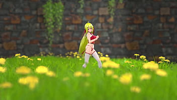 Gadis Cina Seksi Dengan Rambut Pirang Menari Telanjang Dalam Video Mmd 3d Yang Panas