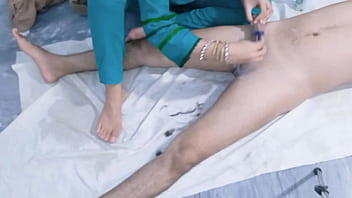 Pengaturan Desi India: Rambut Alat Besar Dan Lubang Pantat