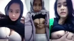 Leni Berjilbab Bikin Heboh Dengan Payudara Besar Yang Menggoda